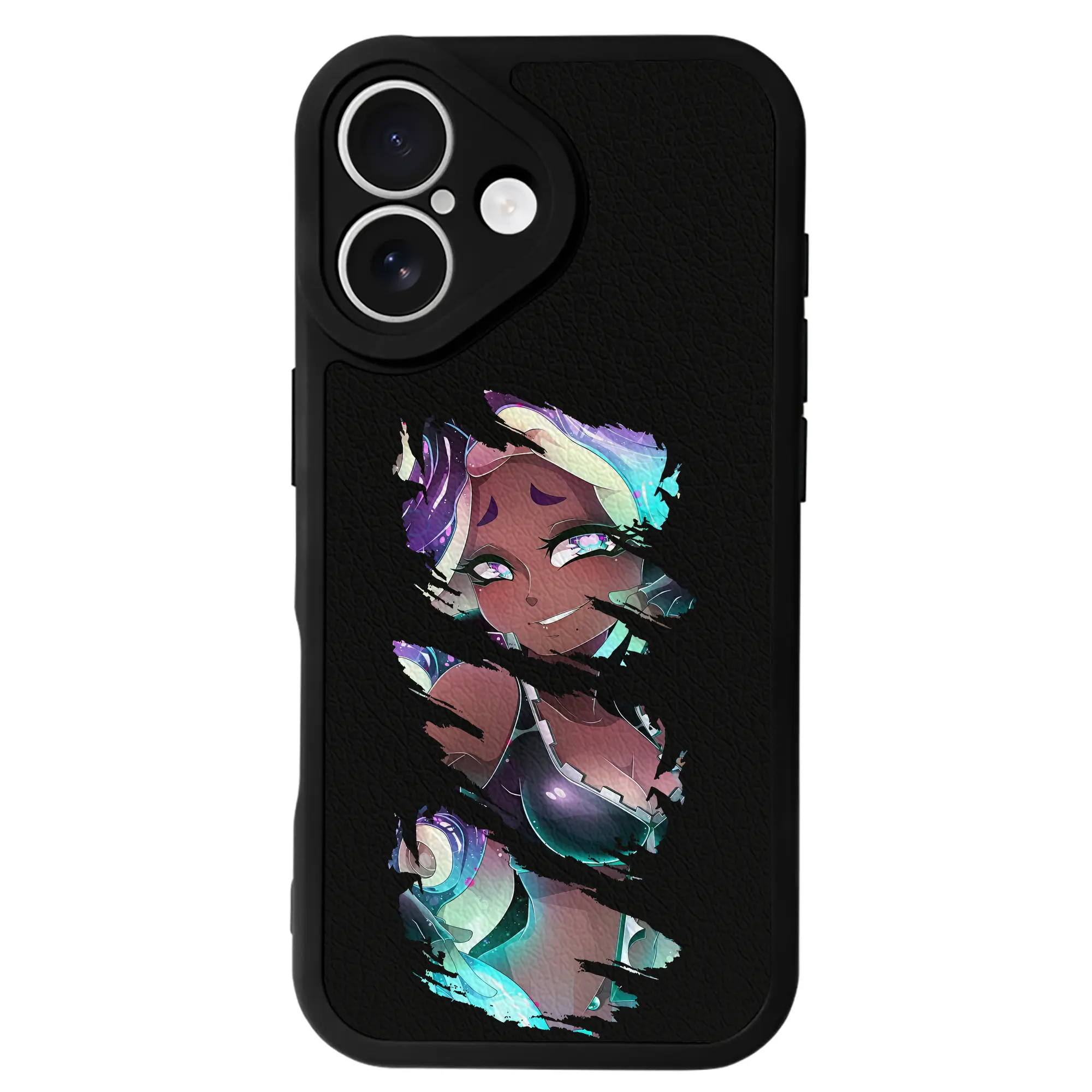 スプラトゥーン グッズ,イイダ - IPhone 16シリーズ対応 ・ シリコンスマホケース ・ レザー調 ・ 高精度フィット ・ 耐衝撃 ・ ワイヤレス充電対応 ・ 精密カット